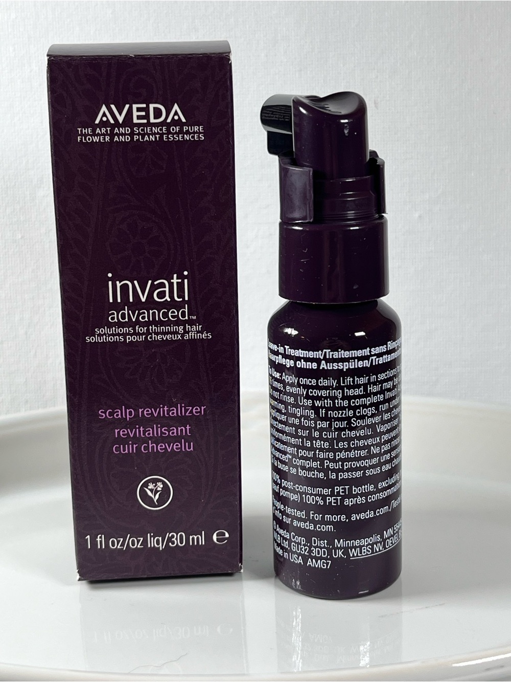 New In Box Aveda Invati Advanced Solutions Thinning Hair Scalp Revitalizer - Picture 3 of 8